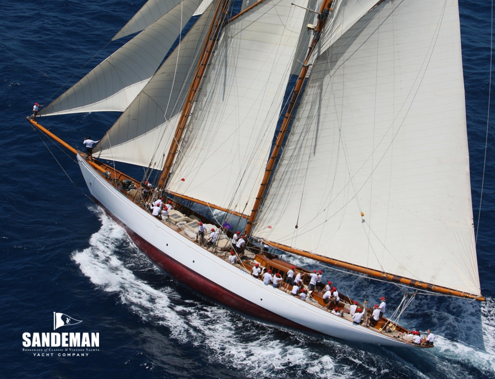 William Fife III Gaff Rigged 108 ft Topsail Schooner 1931 - Sandeman ...