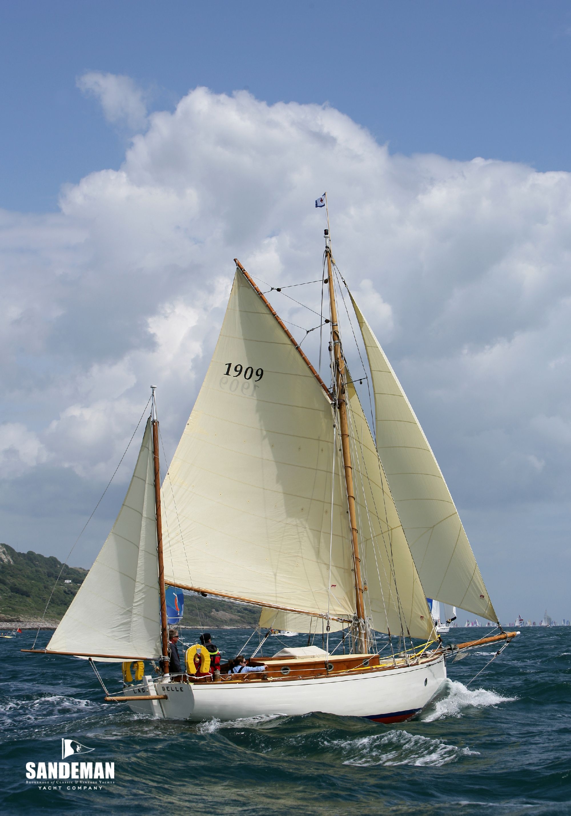 Harley Mead 28 ft Gaff Yawl 1909 - Sandeman Yacht Company